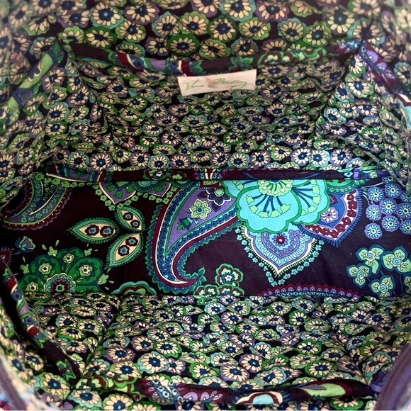 Vera Bradley Paisley Print Quilted Tote & Shoulder Bag & Sunglass Case Set - Picture 5 of 12